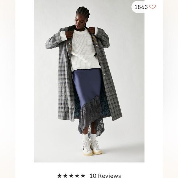 New Free People Baroness Coat - Picture 6 of 8
